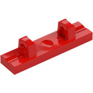 LEGO Punainen Sarana Laatta 1 x 4 Lukitus jossa 2 Single nystyrät päällä Yläosa (44822 / 95120)