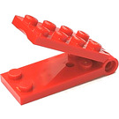 LEGO Rood Hinged Plaat 2 x 4 (3149)