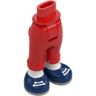 LEGO Rosso Fianco con Pants con Blu Laced Shoes (101347)