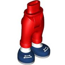 LEGO Red Hip with Pants with Blue Laced Shoes (101347)