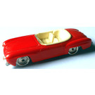 LEGO Red HO Mercedes 190SL with White Interior