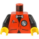 LEGO Rojo Infomaniac Torso (973)