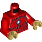 LEGO Red Invincible Iron Man - Classic Style Minifig Torso (973 / 76382)