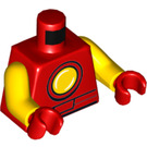 LEGO rot Iron-Man mit Classic Style Torso Minifig Torso (973 / 76382)