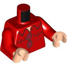 LEGO rot J-Hope Minifig Torso (973 / 76382)
