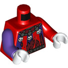 LEGO Rood Jestro (70316) Minifig Torso (973 / 76382)
