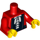 LEGO rot Judge Torso (973 / 88585)