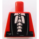LEGO rot Judge Torso ohne Arme (973)