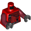 LEGO rot Kai - Drachen Master Minifig Torso (973 / 76382)