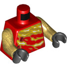 LEGO Red Kai FS Minifig Torso (973 / 76382)