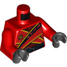 LEGO Rood Kai Minifiguur Torso (973 / 76382)