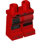 LEGO rouge Kai Minifigure Hanches et jambes (3815 / 38847)