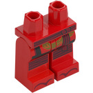 LEGO Red Kai Minifigure Hips and Legs (3815 / 44930)