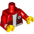 LEGO Červená Kai s Červená Bunda Minifigurka Trup (973 / 88585)