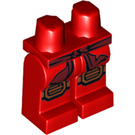 LEGO rot Kai mit Scabbard Minifigure Hüften und Beine (3815 / 19368)