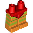 LEGO rot Killer Moth Minifigure Hüften und Beine (3815 / 36644)