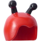 LEGO Red Killer Moth Open Face Helmet with Black Antennas (12892 / 13373)
