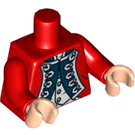 LEGO rouge King George's Officer Torse (76382 / 88585)