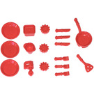 LEGO Red Kitchen Accessories Pack (902 / 93082)