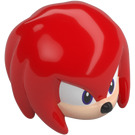 LEGO Czerwony Knuckles Głowa