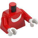 LEGO Czerwony Knuckles the Echidna Minifigurka Tułów (973 / 76382)