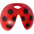 LEGO Červená Ladybug Křídla s Černá Spots (69948)