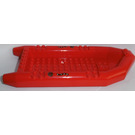 LEGO Red Large Dinghy 22 x 10 x 3 with 2 Patches and Stitches Sticker (62812)