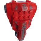 LEGO Red Large Figure Torso - Santis Pattern (47477)