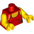 LEGO rot Lifeguard Torso (973 / 88585)