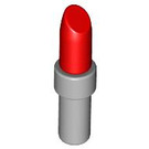 LEGO rouge Lipstick avec Medium Stone grise Manipuler (25866 / 93094)