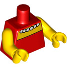 LEGO Red Lisa Simpson Torso (76382 / 88585)