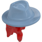 LEGO Rød Langt hår med Sand Blå Cowboy Hat (79989 / 106161)