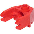 LEGO Rød Magnet Holder 2 x 3 med Stift Hull (2607)