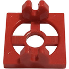 LEGO Red Magnet Holder Tile 2 x 2 with Tall Arms and Deep Notch (2609)