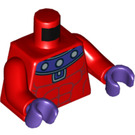 LEGO rot Magneto Torso (973 / 76382)