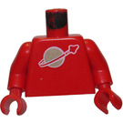 LEGO Rood Minifiguur Classic Ruimte Torso (973)