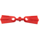 LEGO Red Minifig Flippers on Sprue (2599 / 59275)
