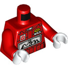 LEGO Rød Minifig Torso (973 / 76382)