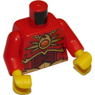 LEGO Röd Minifigur Kropp (973 / 76382)