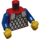 LEGO Röd Minifigur Kropp (973)