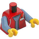 LEGO Röd Minifigur Kropp (973)