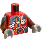 LEGO Red Minifig Torso Strahd von Zarovich (973)