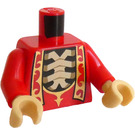 LEGO Red Minifig Torso Szass Tam (973)