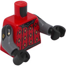 LEGO Rouge Minifigurine Torse Vampire Chevalier (973 / 76382)