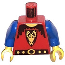 LEGO Rojo Minifigura Torso con Cabeza de dragón (973)