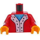 LEGO rot Minifig Torso mit Fur Trim (973 / 76382)