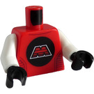 LEGO Red Minifig Torso with M:Tron Logo
