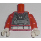 LEGO Rood Minifig Torso met Pilot Jumpsuit (973)