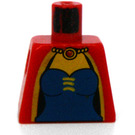 LEGO Red Minifig Torso without Arms with Decoration (973)