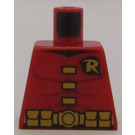 LEGO Rood Minifig Torso zonder armen met Decoratie (973)